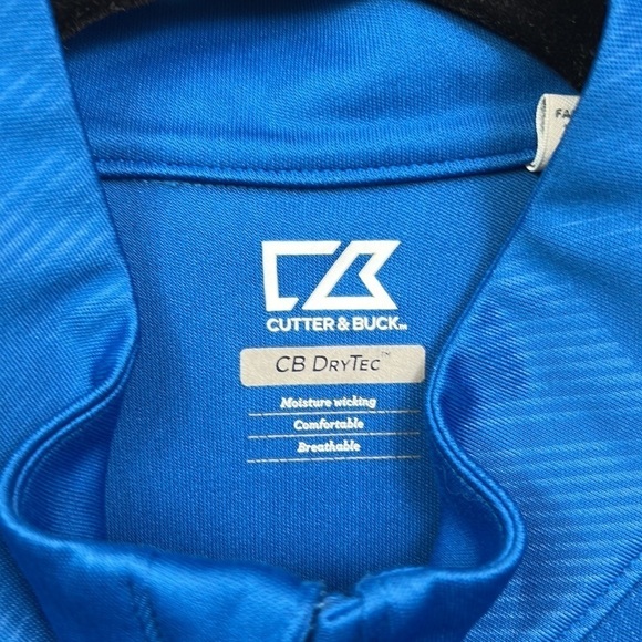 Cutter & Buck Drytec Pullover Quarter Zip Blue Performance Golf Seahawks XL - Picture 4 of 8